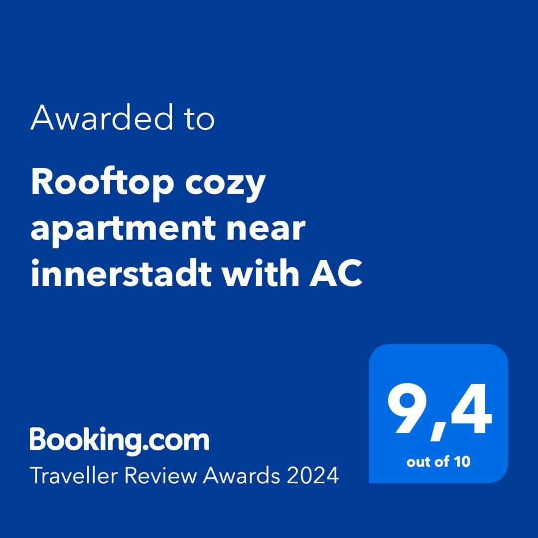 Rooftop Cozy Apartment Near Innerstadt With Ac Vídeň Exteriér fotografie